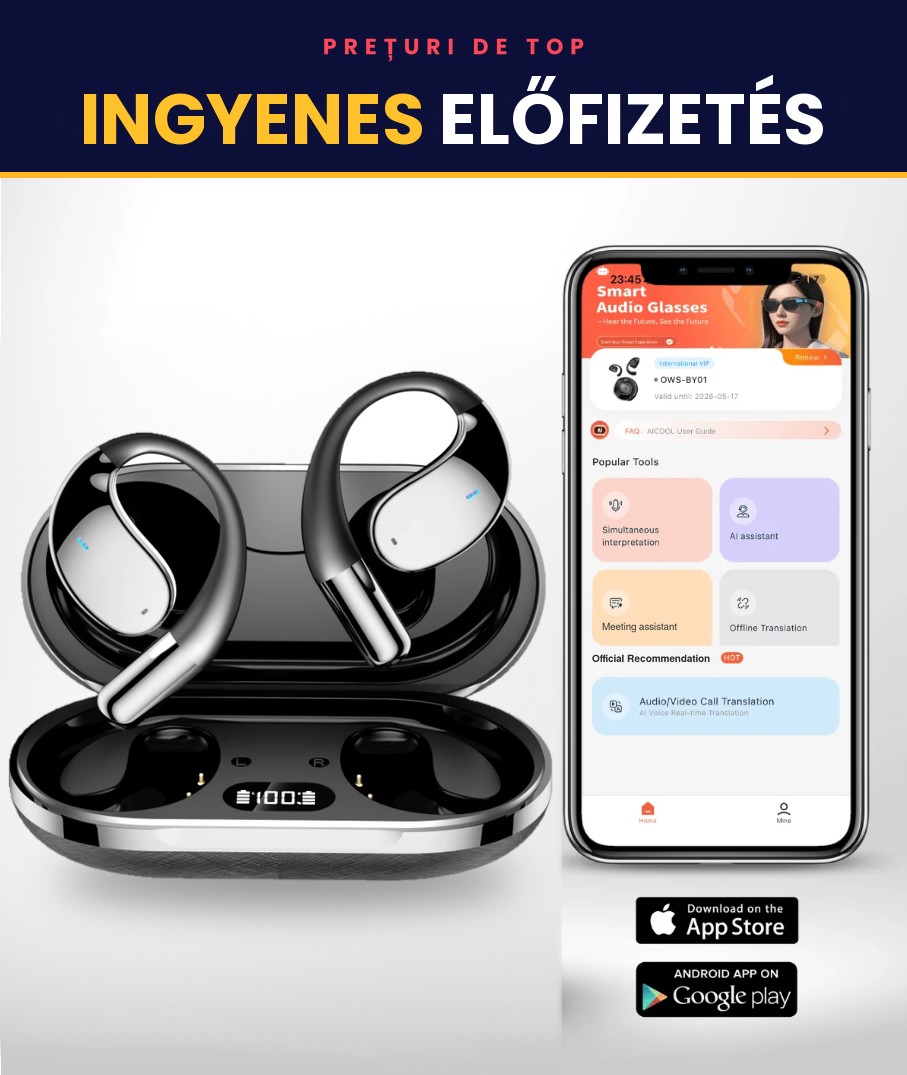 Polyglot-Pro - Intelligens Fordító Fülhallgató