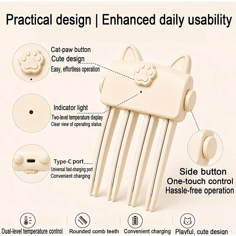 Wireless Heated Volumizing Hair Root Clip