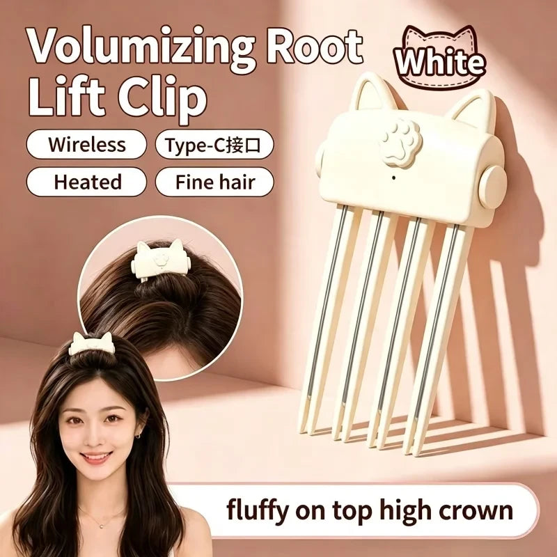 Wireless Heated Volumizing Hair Root Clip