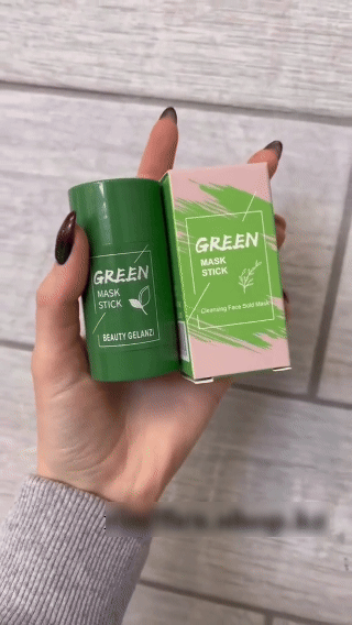Mască de Față cu Argilă Verde în Stick – Curățare Profundă și Purificarea Porilor